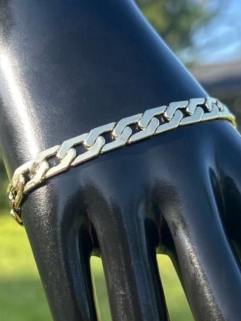New gold bracelet
